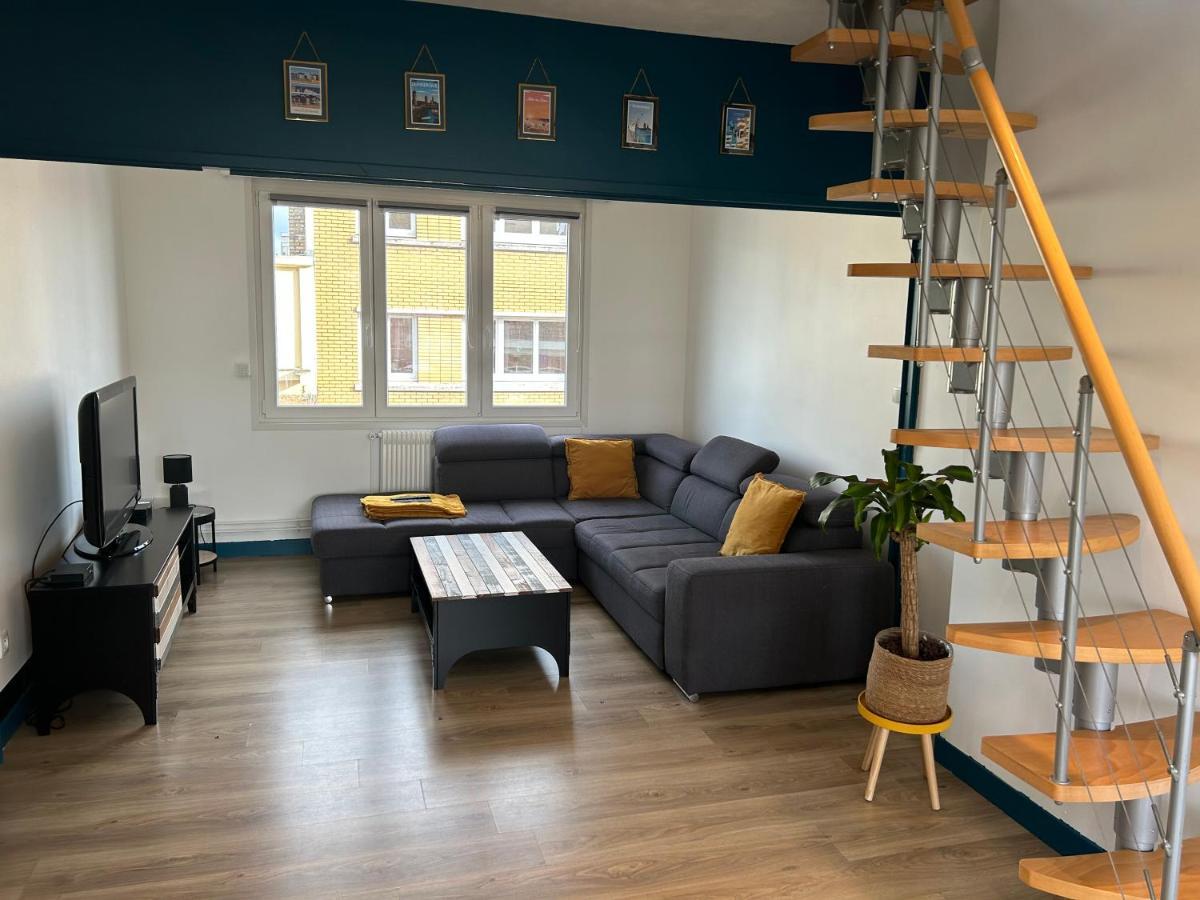 Duplex Lumineux Entre Plage Et Centre-Ville Dunkirk Extérieur photo
