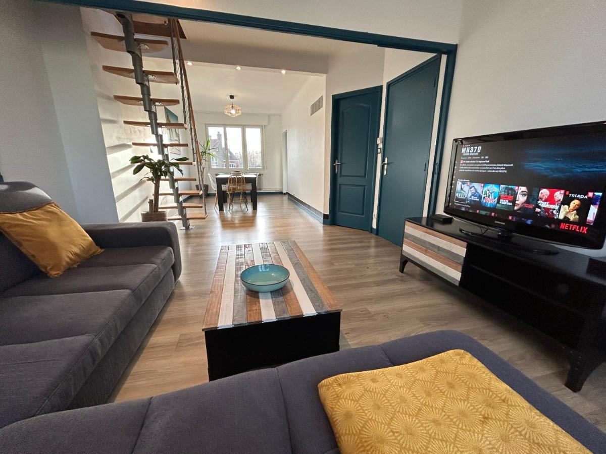 Duplex Lumineux Entre Plage Et Centre-Ville Dunkirk Extérieur photo