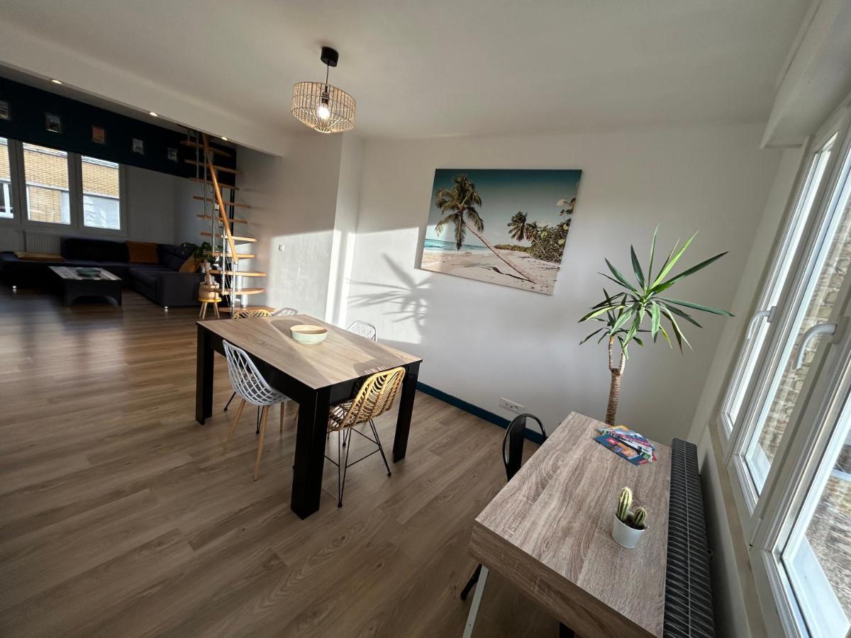 Duplex Lumineux Entre Plage Et Centre-Ville Dunkirk Extérieur photo